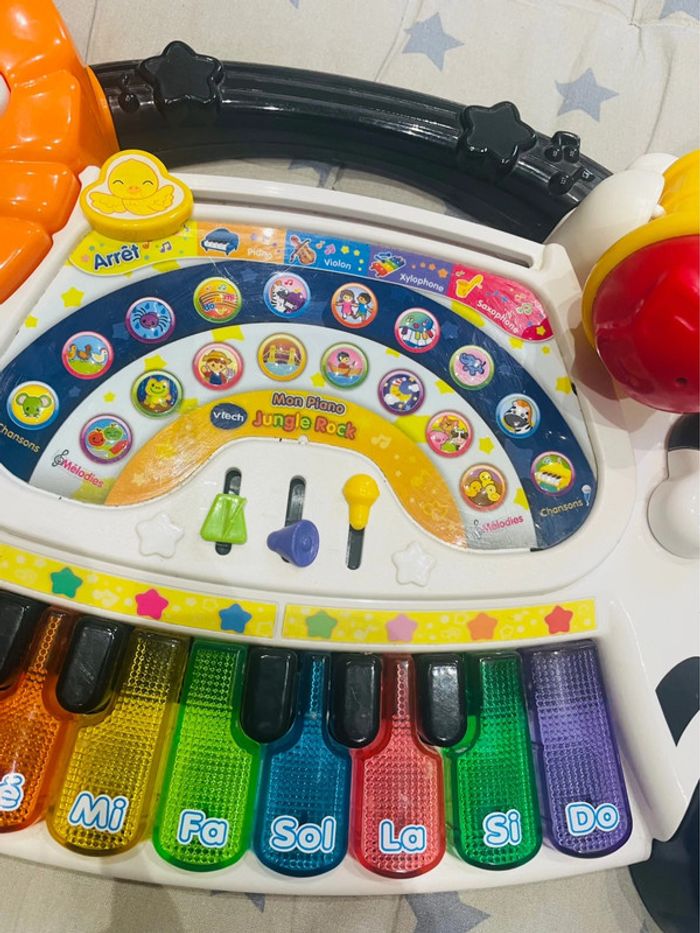 Jungle Rock - Piano Zèbre touches lumineuses Vtech - photo numéro 2