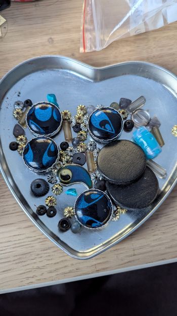 Lot de perles diverses 