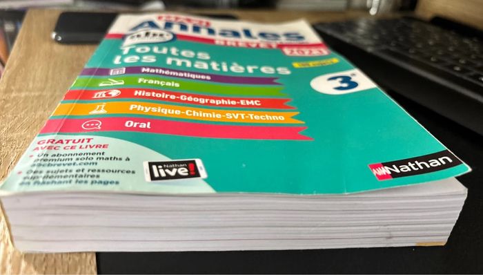 Lot annales du brevet - photo numéro 4