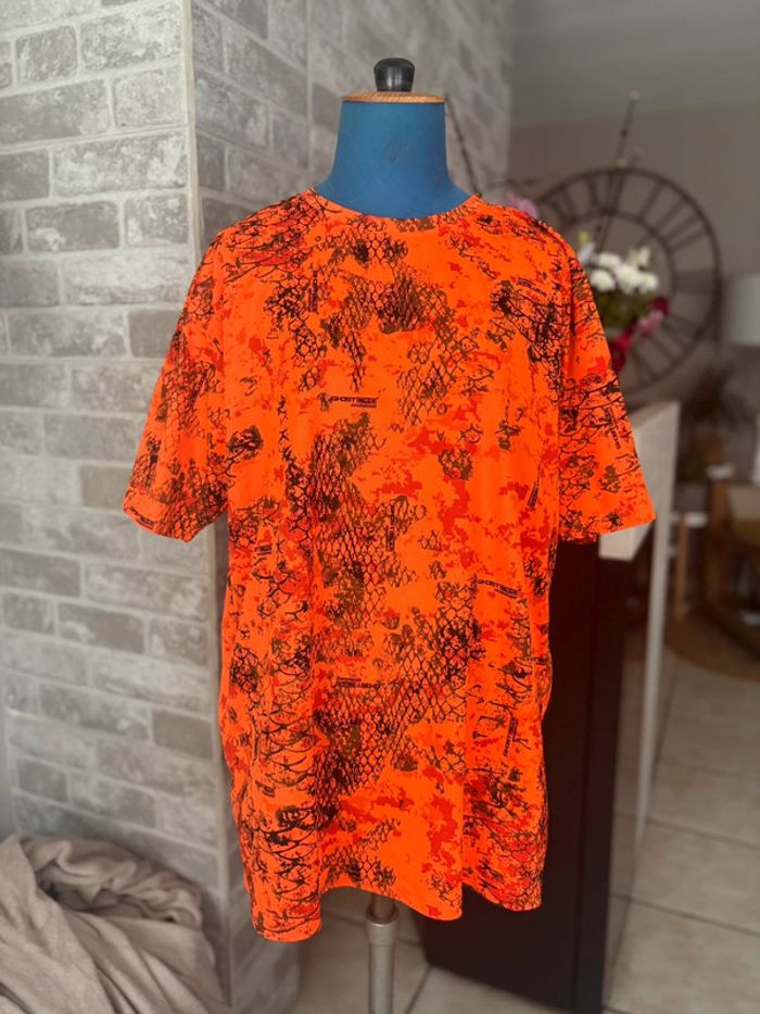 T shirt chasse Verney-Carron pro hunt - Orange/marron - taille XXL/44