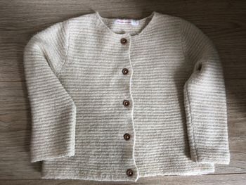 Gilet laine et alpaga 3 ans