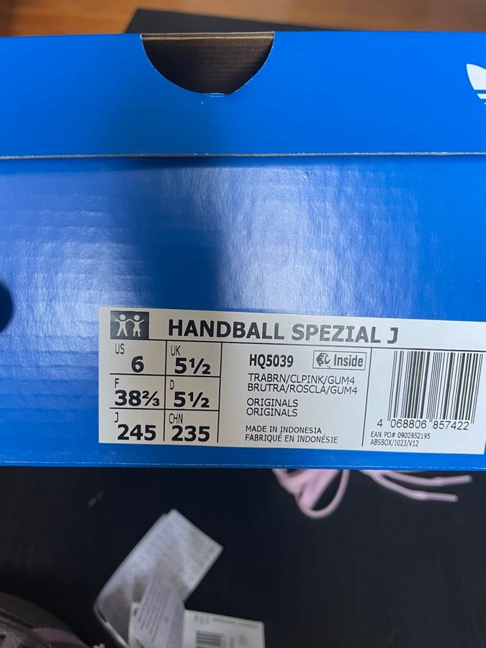 Adidas Handball Spezial Chalky Brown/Clear Pink - photo numéro 8