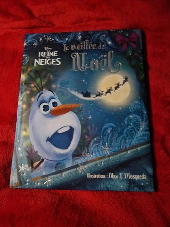Livre la reine des neiges la veillée de noel