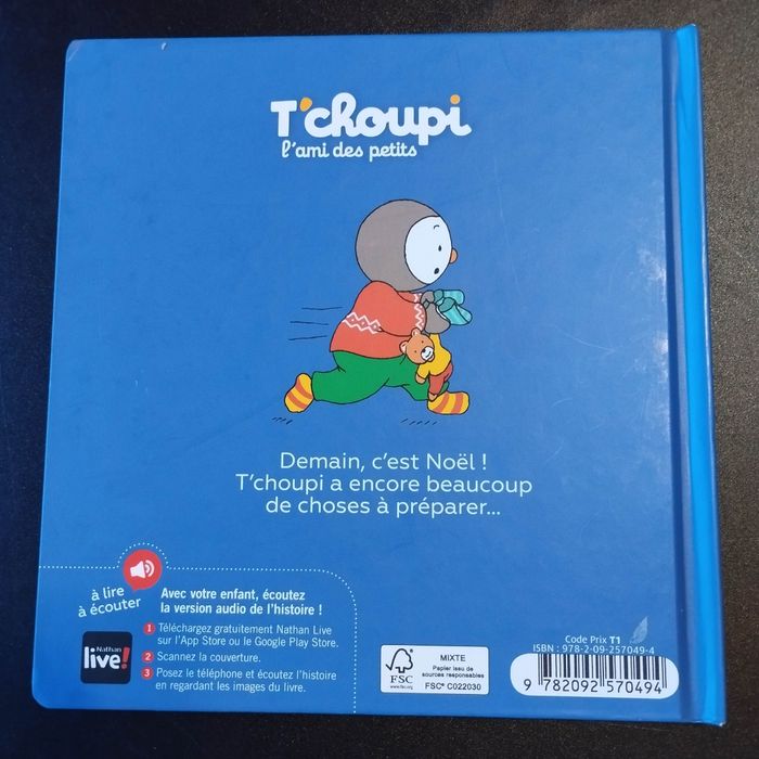 Livre enfant Nathan T'choupi Fête Noël - photo numéro 2
