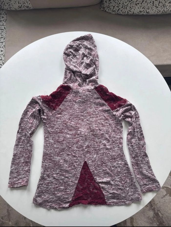Haut à capuche Miss Chievous femme – motif cœur – taille S - photo numéro 7