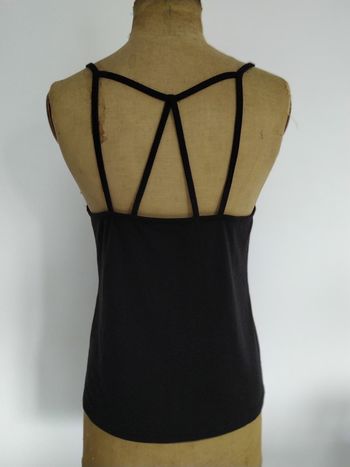 Débardeur noir joli dos