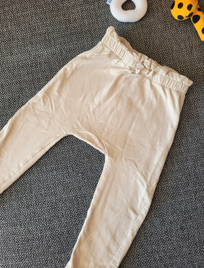Pantalon sarouel fille molletonné 36 mois - photo numéro 3