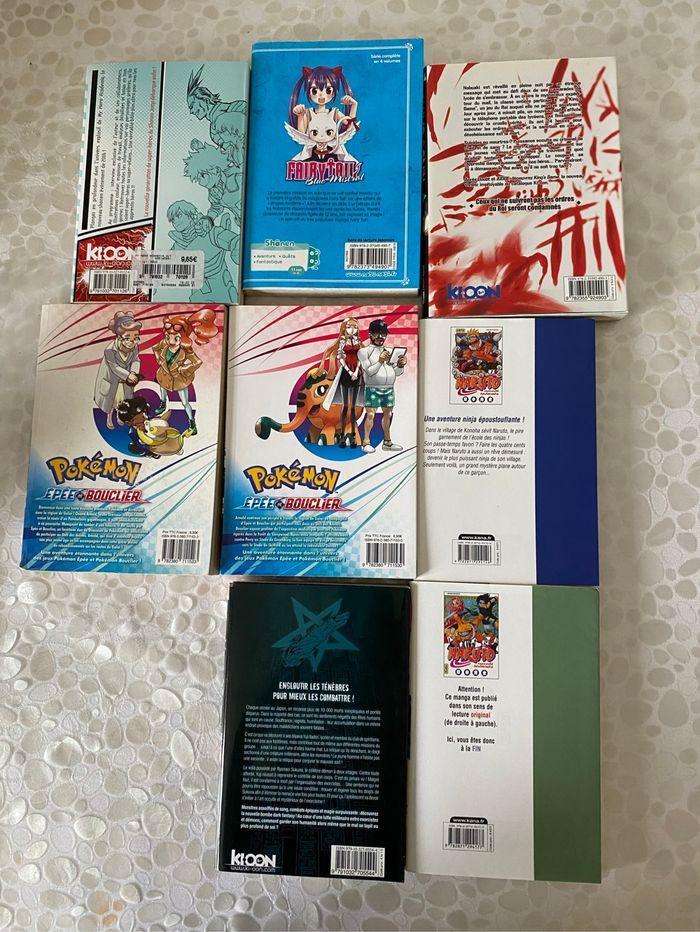 Lot de 8 Mangas - photo numéro 2