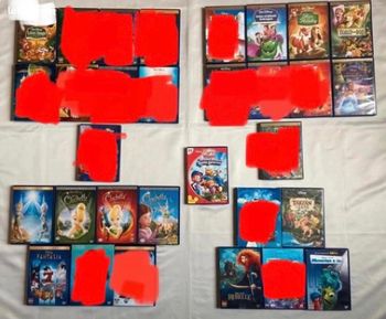 14 dvd dessins animés Disney et Disney - Pixar 2,50 à l’unité