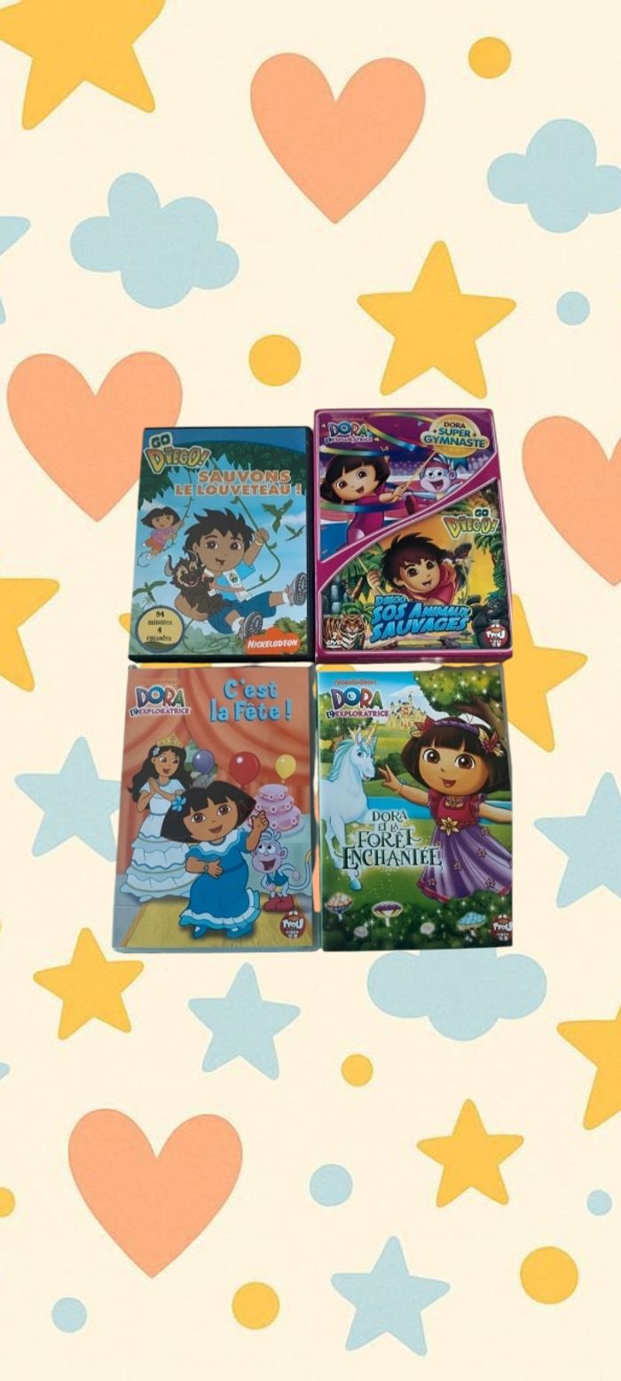 Lot de 5 DVD Dora et Diégo - photo numéro 2