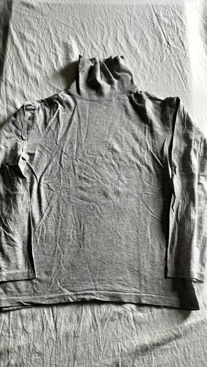 Tee-shirt manches longues col roulé garçon 10 ans