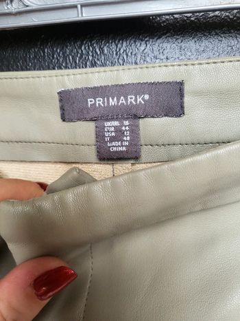 Pantalon simili cuir femme