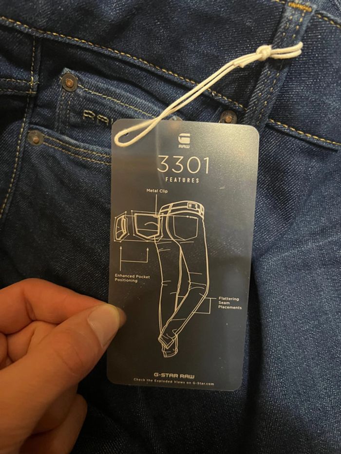 Jean femme G-star taille basse super skinny W25 L32 neuf avec étiquette - photo numéro 7