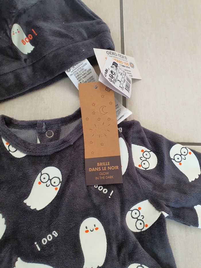 Pyjamas kiabi fantômes 👻 brille dans le noir - photo numéro 2