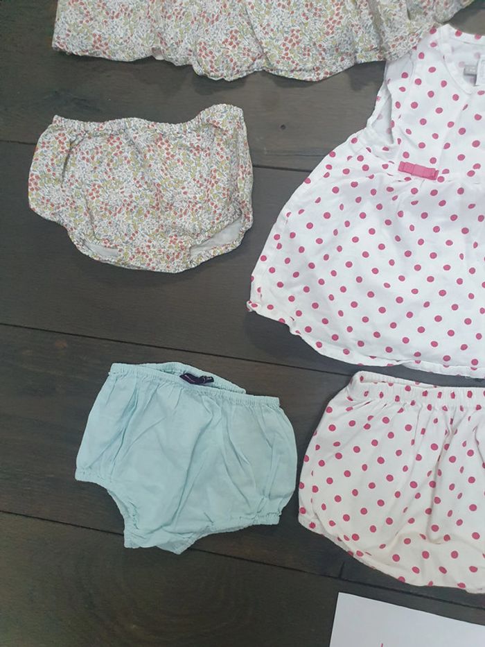 Lot de robe et Bloomer fille 12 mois - photo numéro 5
