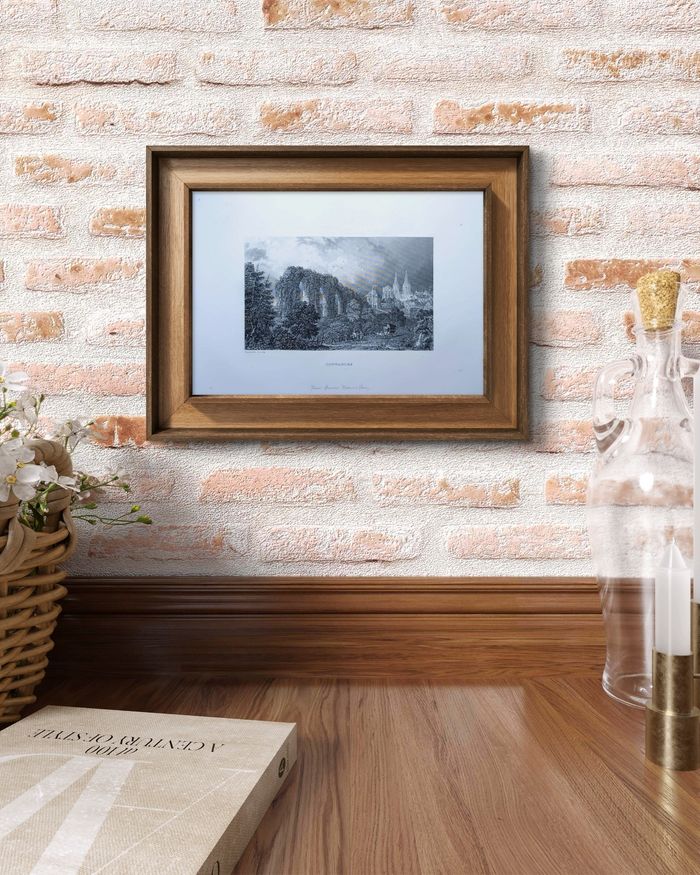 Imprimée en 1844, Coutances, Normandie. Original Vintage Authentique. - photo numéro 2