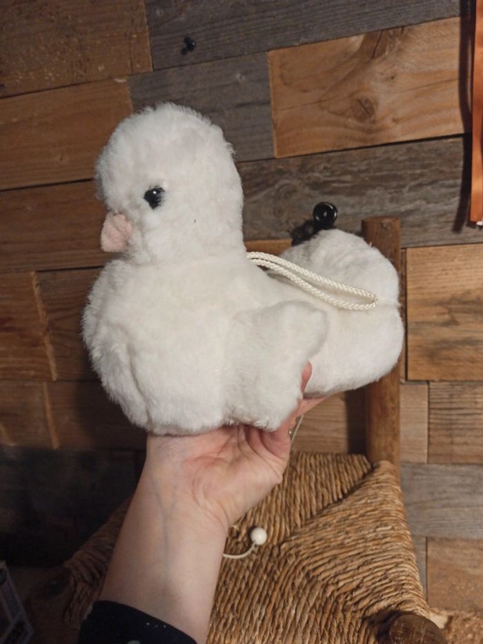 Peluche colombe musicale vintage Nounours tbe - photo numéro 10