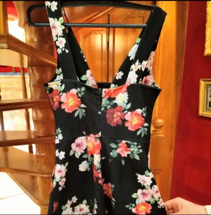 Combishort élégant - motif fleurs - photo numéro 3