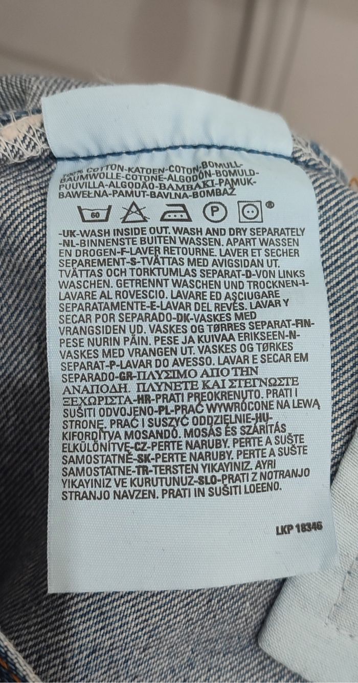 Jean Levi's 501 Vintage en Denim Bleu W36 L32 - photo numéro 10