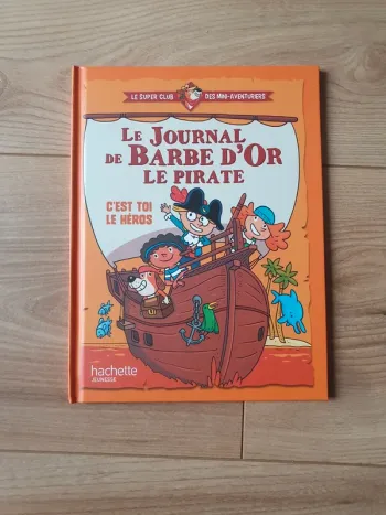 Livre McDonald's "Le journal de Barbe d'or le pirate"
