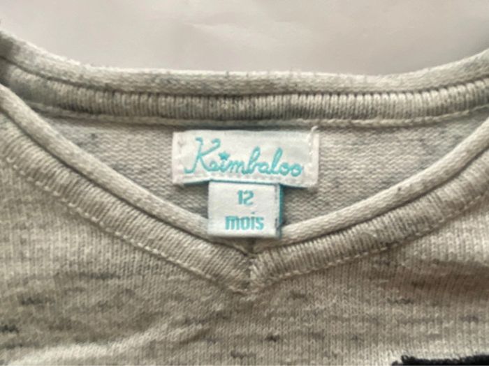 Lot de 3 pulls légers - 12 mois - Bout’chou, Kimbaloo - TBE - photo numéro 10