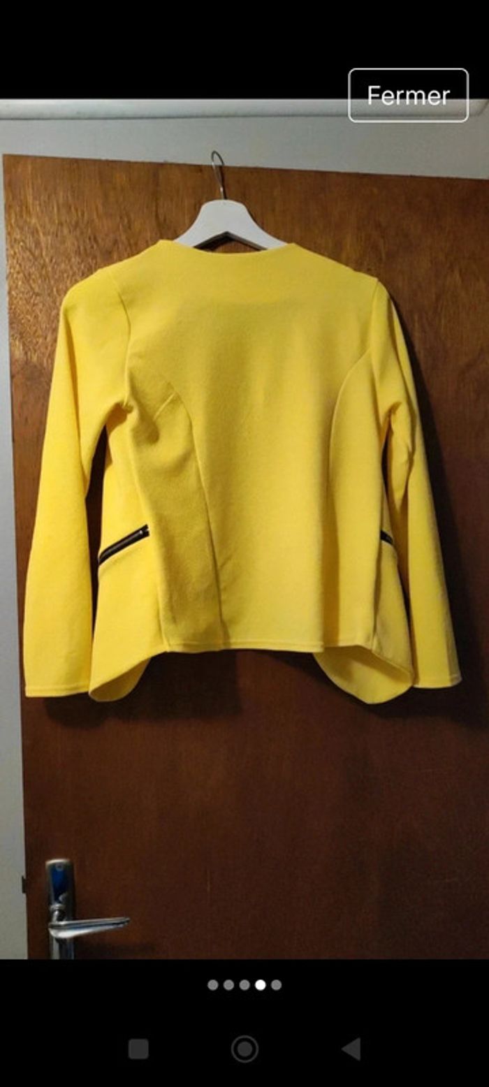 Magnifique blazer jaune - photo numéro 5