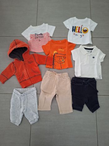 Lot de vêtements garcon 1 mois 