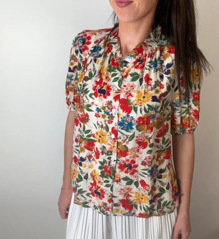 Top femme t-shirt femme blouse femme taille 36 taille 38 chemisier femme chemise femme - photo numéro 3