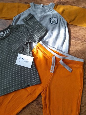 Ensemble 3pieces 18 mois coloré