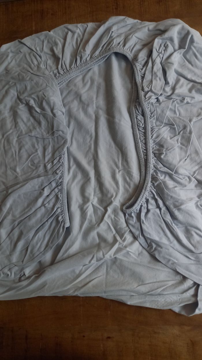 Lot de draps housse OekoTex  lit enfant 90x140 - photo numéro 3