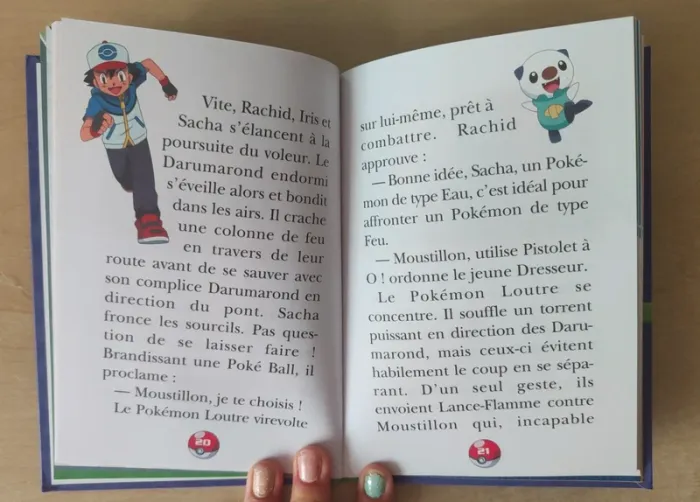 Livre Pokémon Noir et blanc le secret des Darumarond La bibliothèque verte - photo numéro 3