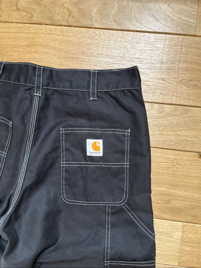 Carhartt Pantalon Double Knee Noir Taille 34x36 - photo numéro 4