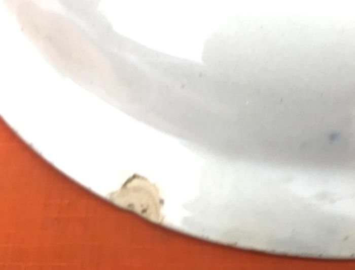 Ancien plat creux  Faïence Fenal Badonviller  Décor floral - photo numéro 4