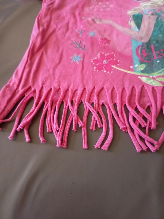 Tee shirt Reine des neiges avec franges - photo numéro 2