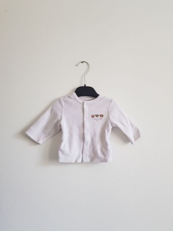 Gilet en velours taille 1 mois