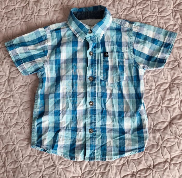 Chemisette Calvin Klein garçon 2 ans - photo numéro 2