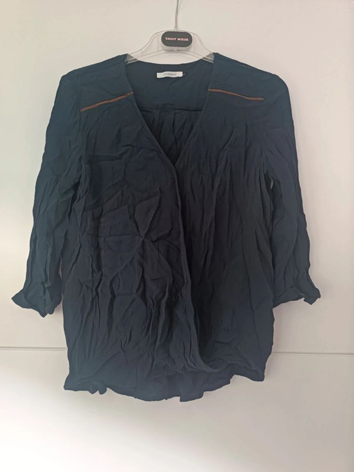 Blouse fluide bleu marine Promod – Taille L