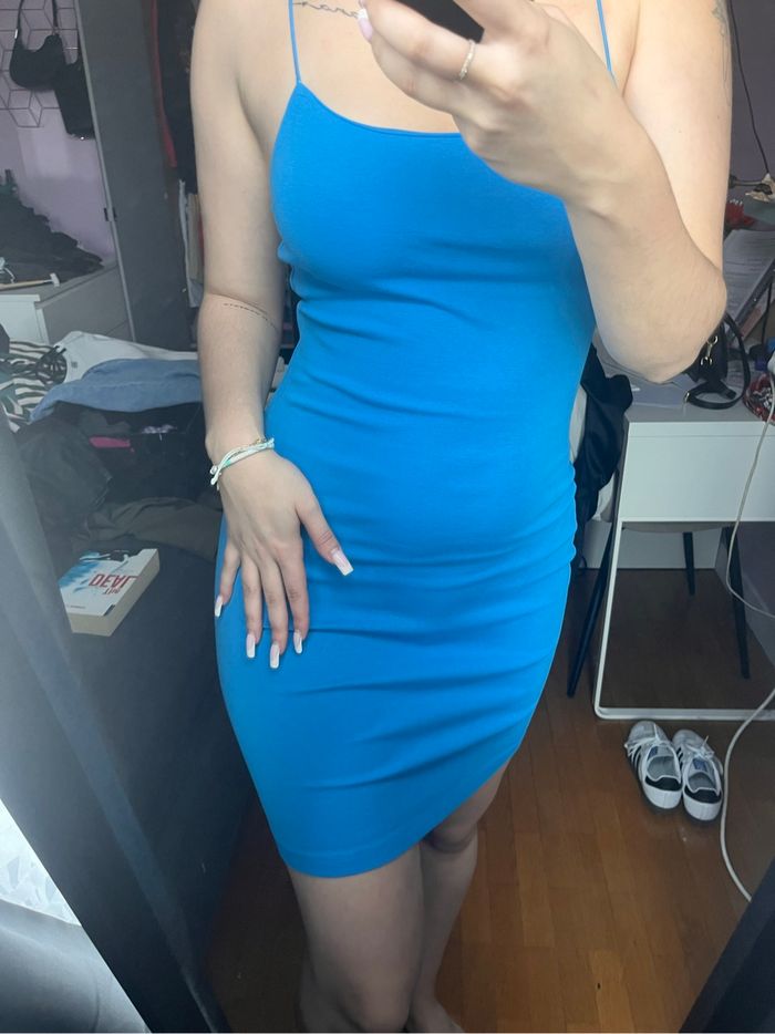 Robe bleue Zara - photo numéro 3