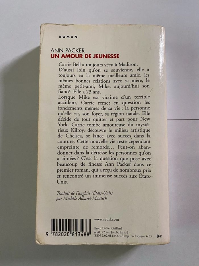 Livre pocket Ann Packer - Un amour de jeunesse - photo numéro 2