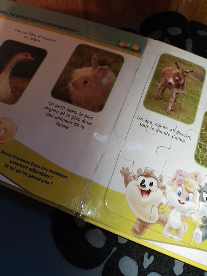 Livre puzzle les animaux de la ferme - photo numéro 12