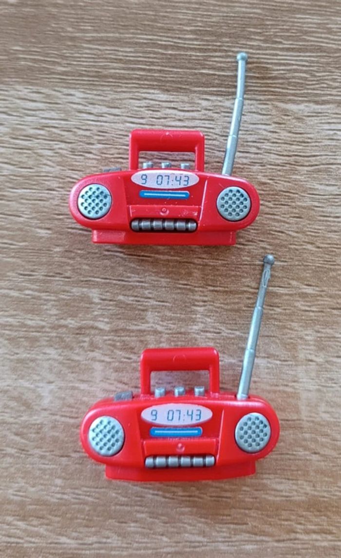 Playmobil postes radio x2