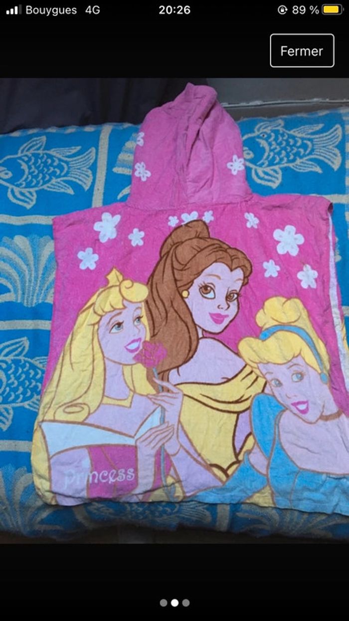 Poncho de bain princesse - photo numéro 2