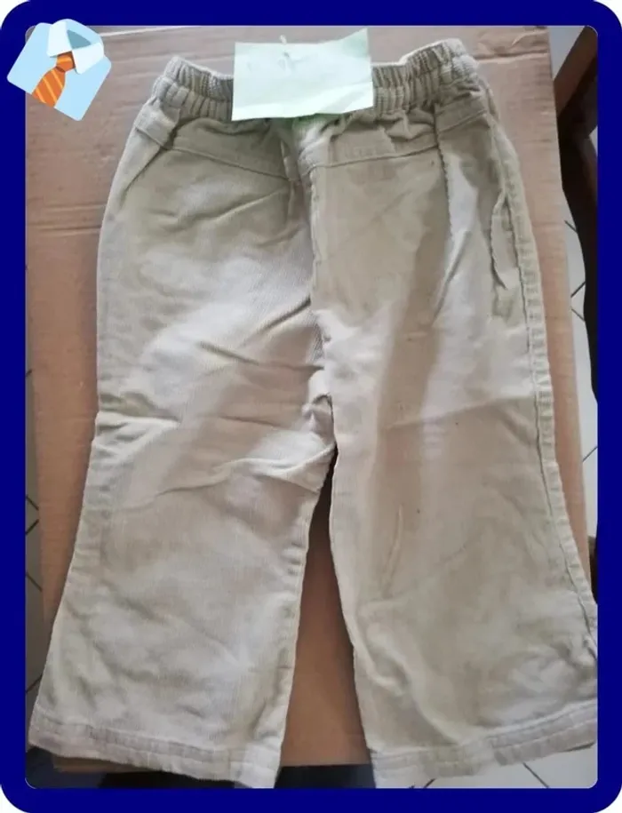 Lot de 2 pantalons 9 mois - photo numéro 4