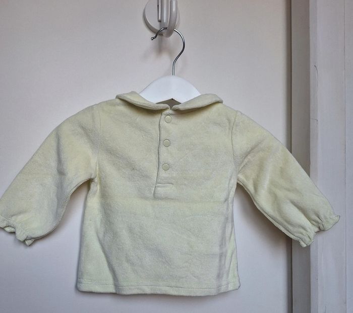 Tee Shirt Velours Vert clair - photo numéro 2