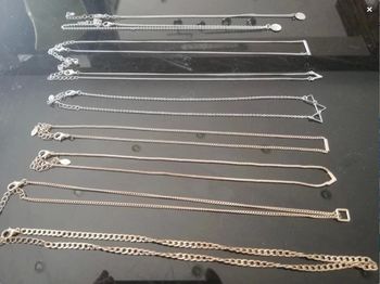 Lot de 9 colliers fantaisie