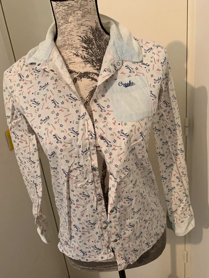 Chemise à motifs