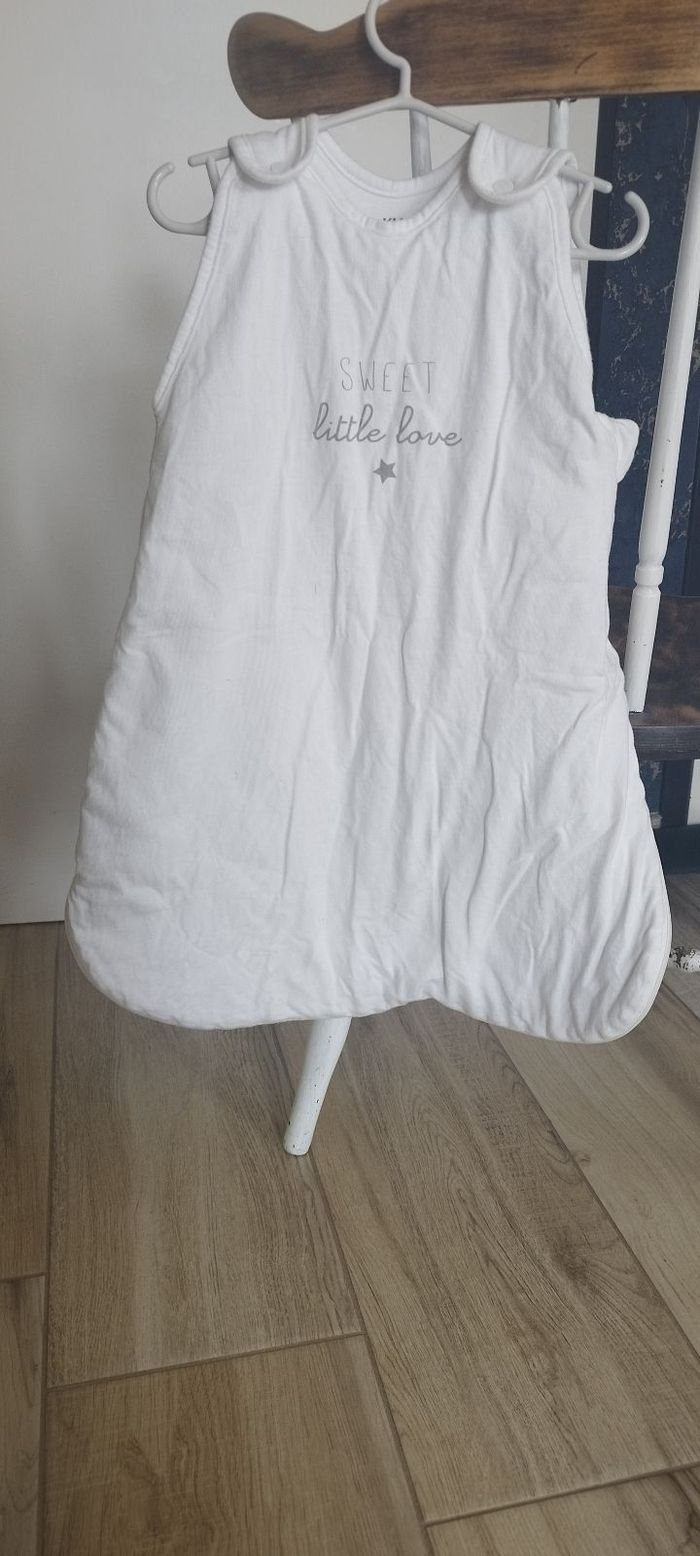 Turbulette/gigoteuse blanche mixte 0-6 mois