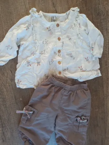 Ensemble bébé fille 6 mois