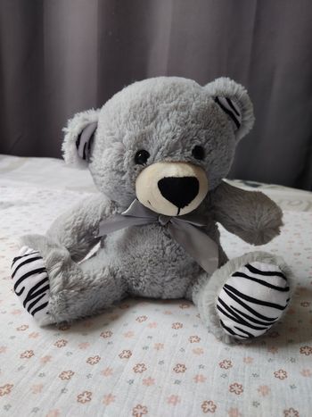 Ourson gris Auchan - Parfait état