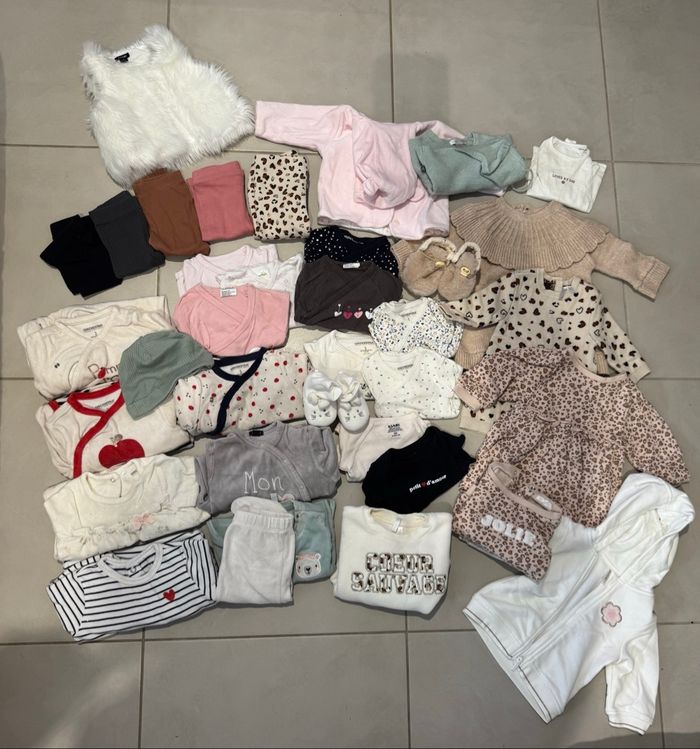 Lot vêtements bébé fille - Taille 3 mois